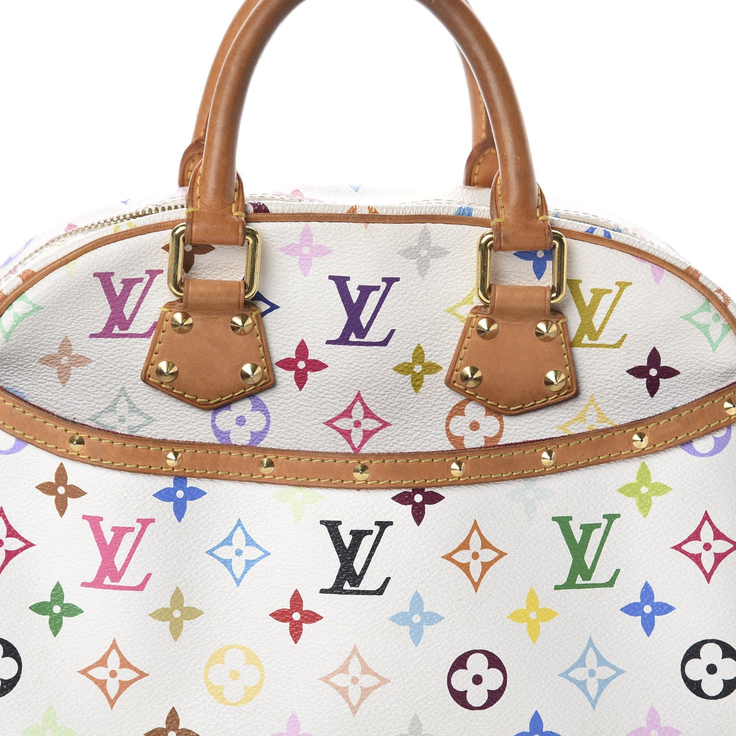 Monogram Multicolor Trouville White