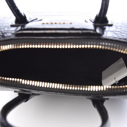 Givenchy Calfskin Crocodile Embossed Small Antigona Black 5 of 10
