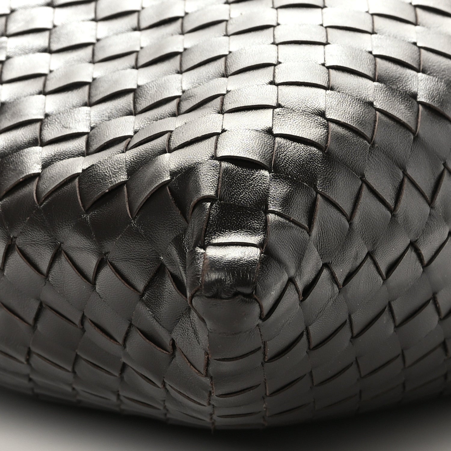 Bottega Veneta Calfskin Intrecciato Large Hop Ebano 7 of 8