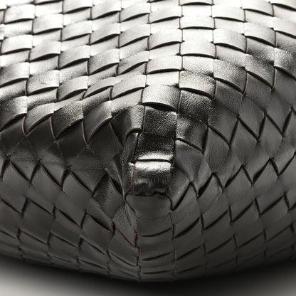Bottega Veneta Calfskin Intrecciato Large Hop Ebano 7 of 8