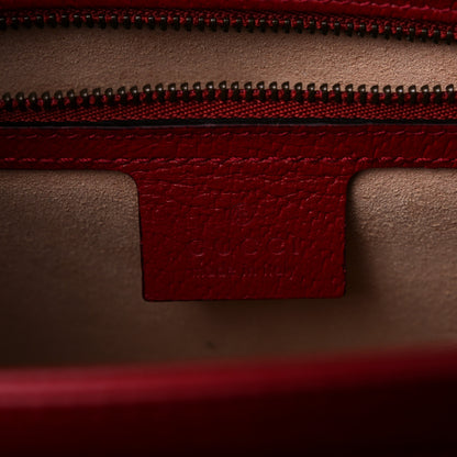 Gucci GG Supreme Monogram Small Queen Margaret Top Handle Bag Red 6 of 9