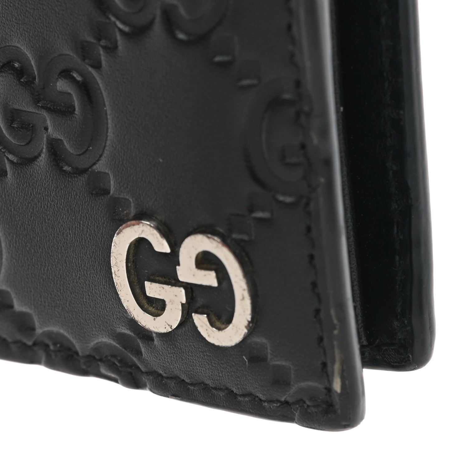 Gucci Guccissima Signature Dorian Bi-Fold Wallet Black 10 of 10