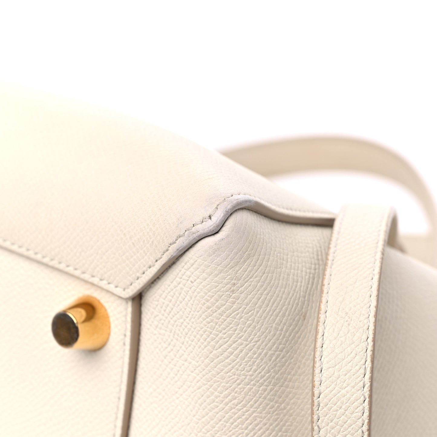 Grained Calfskin Mini Belt Bag Linen