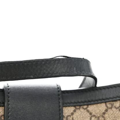 Gucci GG Supreme Monogram Medium Padlock Tote Black 12 of 14