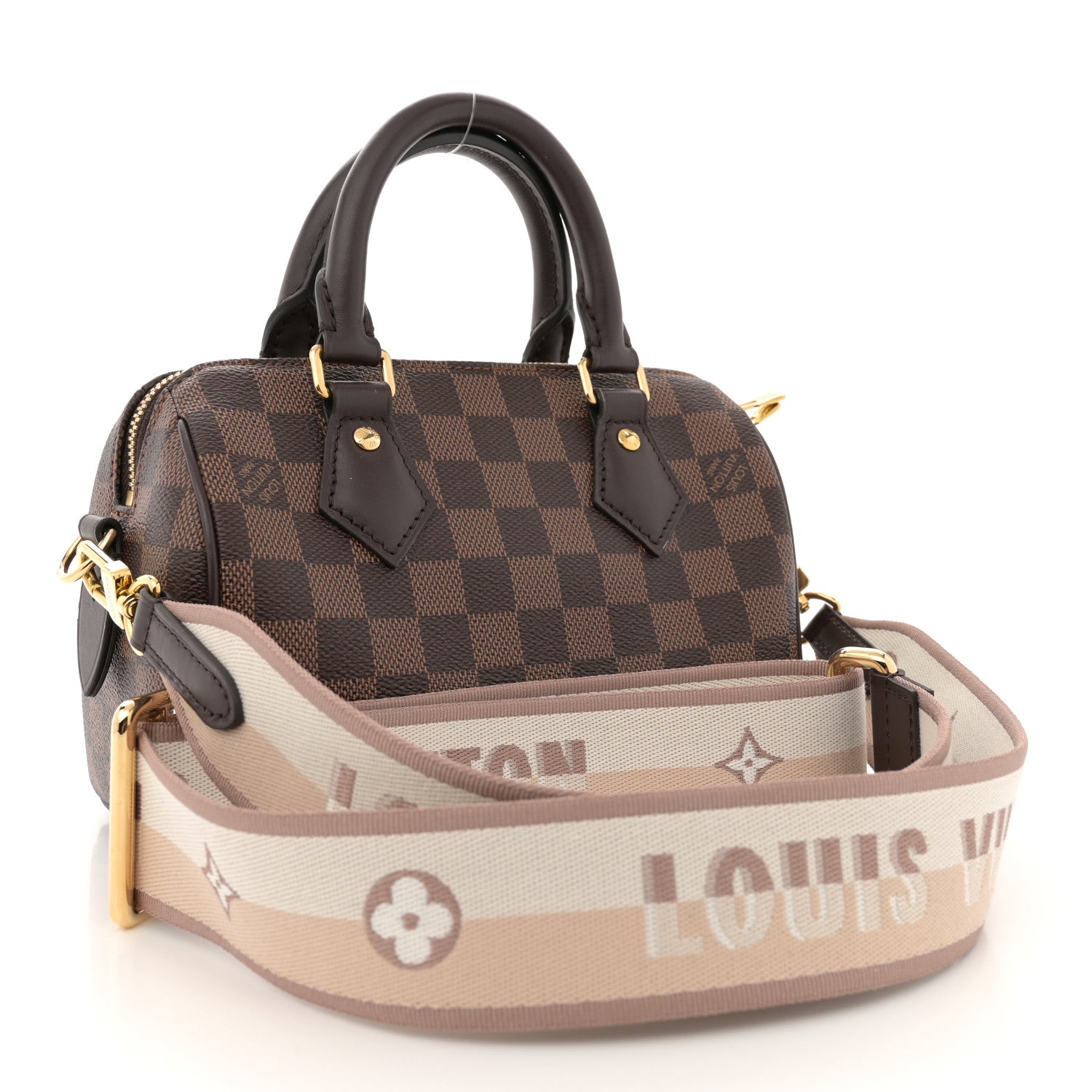 Louis Vuitton Damier Ebene Speedy Bandouliere 20 3 of 10