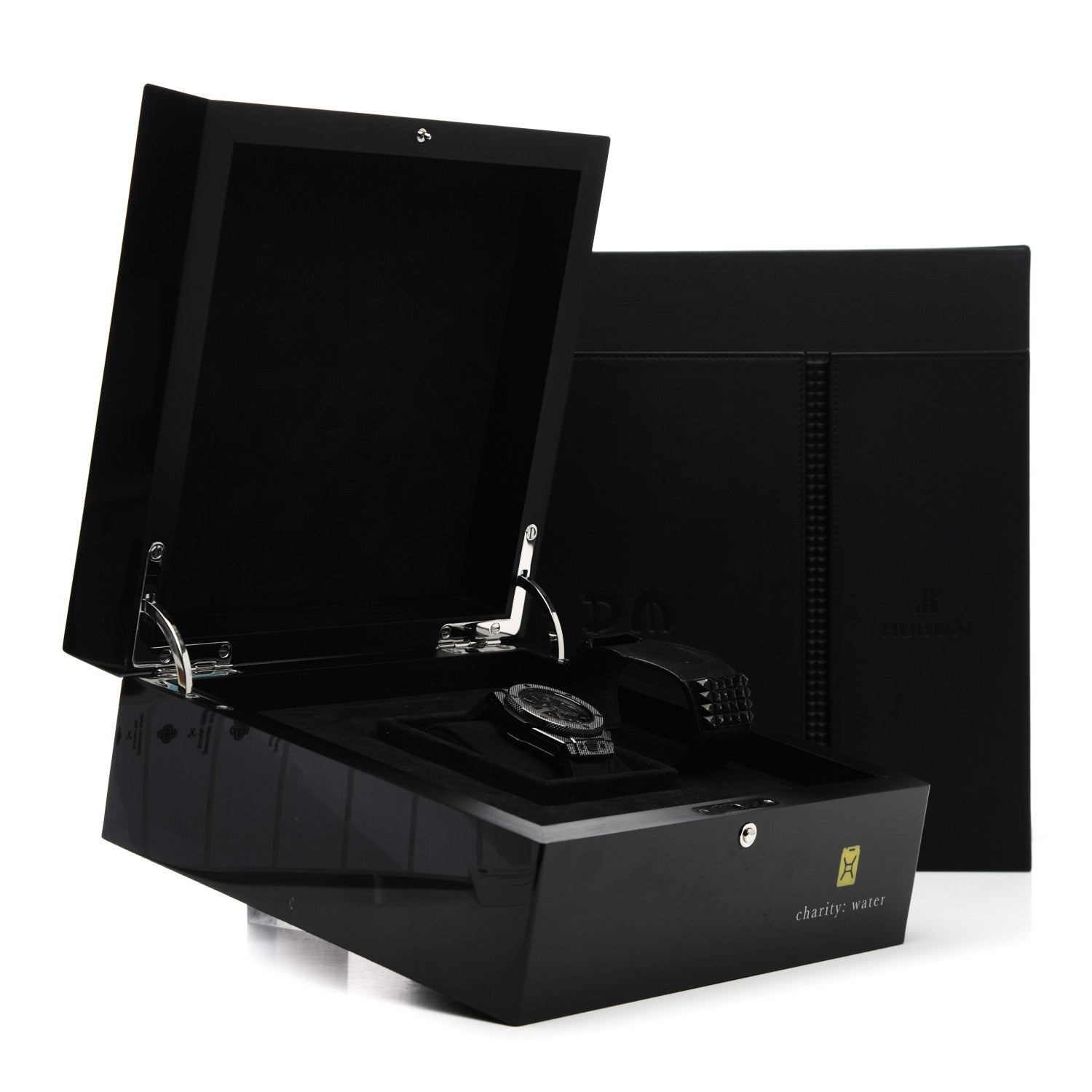 Hublot Titanium Calfskin 45mm Big Bang Unico 'Depeche Mode' Limited Edition Watch Black 411.CX.1114.VR.DPM17 6 of 6
