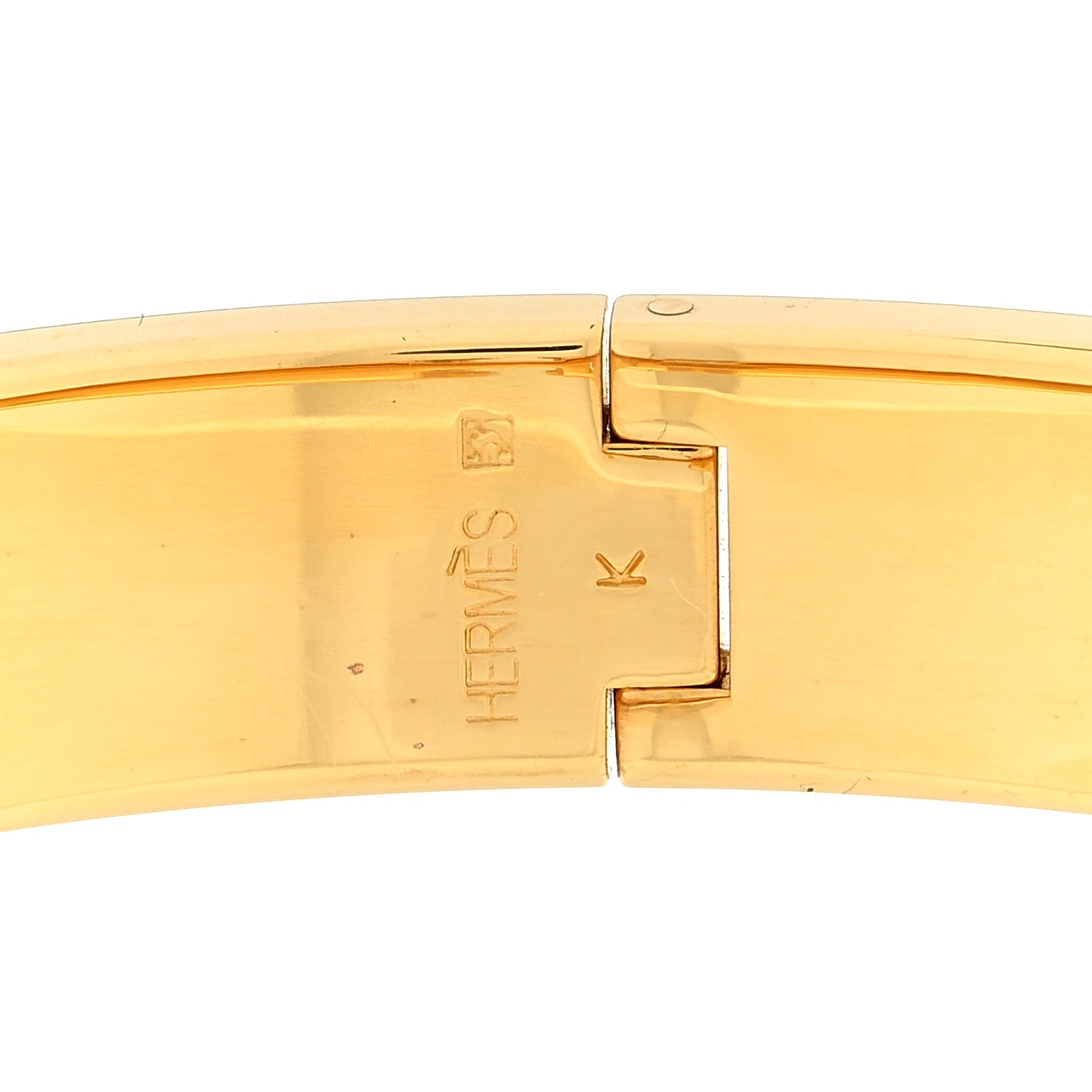 Hermes Enamel Narrow Clic Clac H Bracelet GM Bleu Glacier 3 of 3