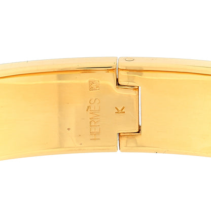 Hermes Enamel Narrow Clic Clac H Bracelet GM Bleu Glacier 3 of 3