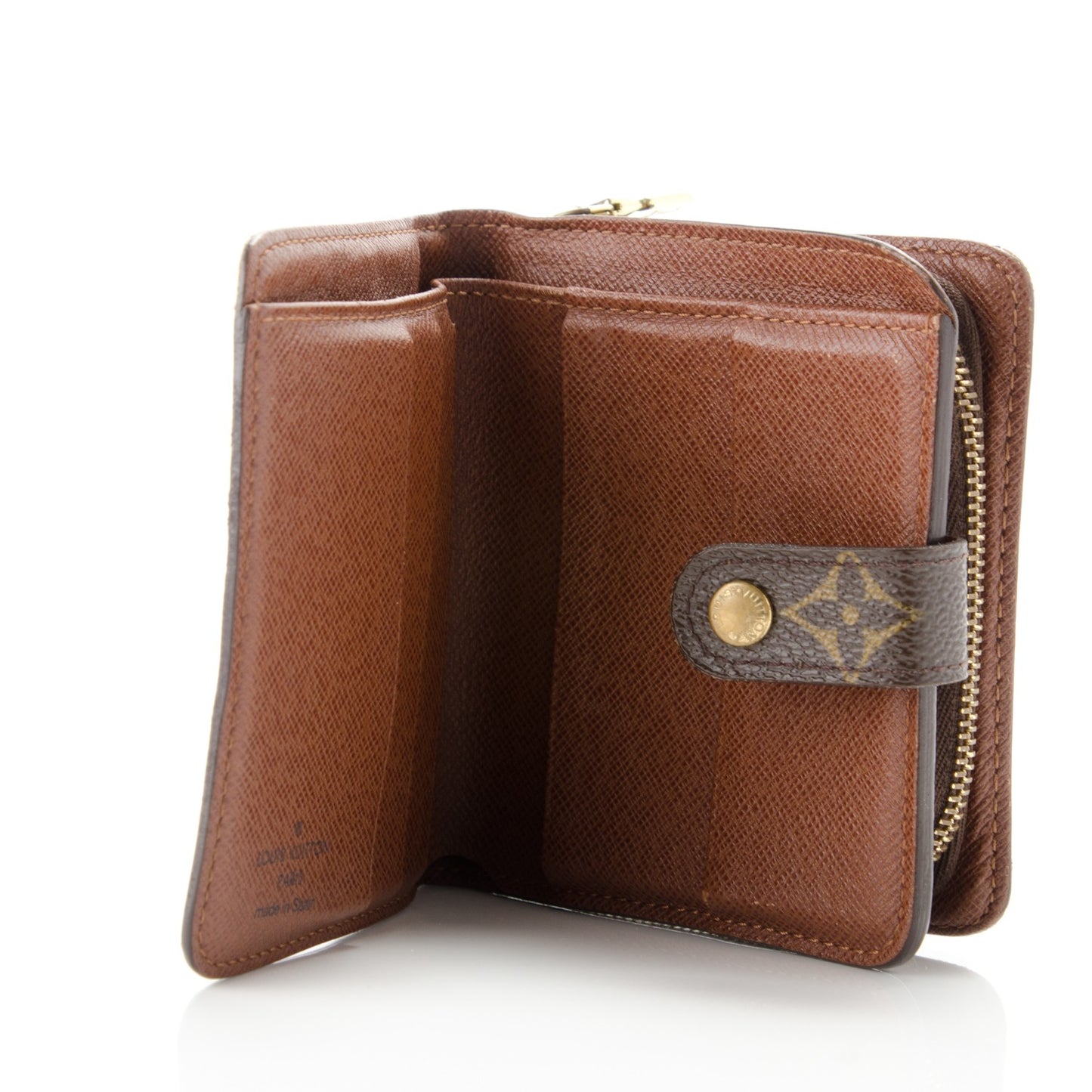 Monogram Compact Zippe Zipped Wallet