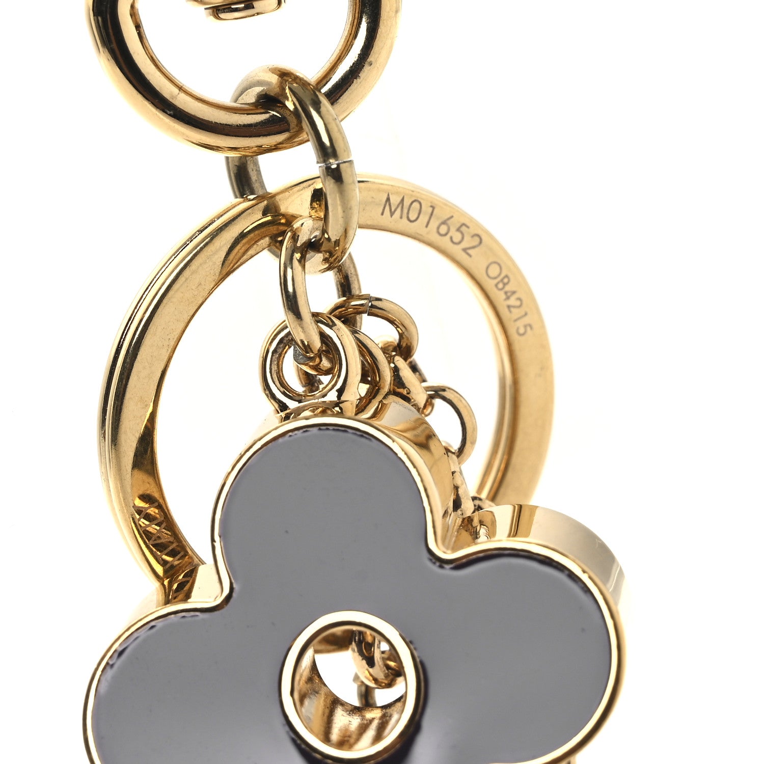 Louis Vuitton Metal Enamel Fleur De Monogram Bag Charm 4 of 5