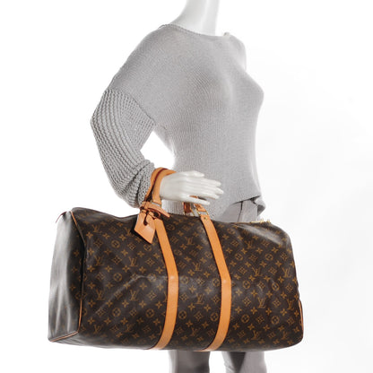 Louis Vuitton Monogram Keepall 55 2 of 7