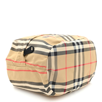 Burberry Econyl Icon Stripe Phoebe Drawcord Pouch Archive Beige 5 of 8