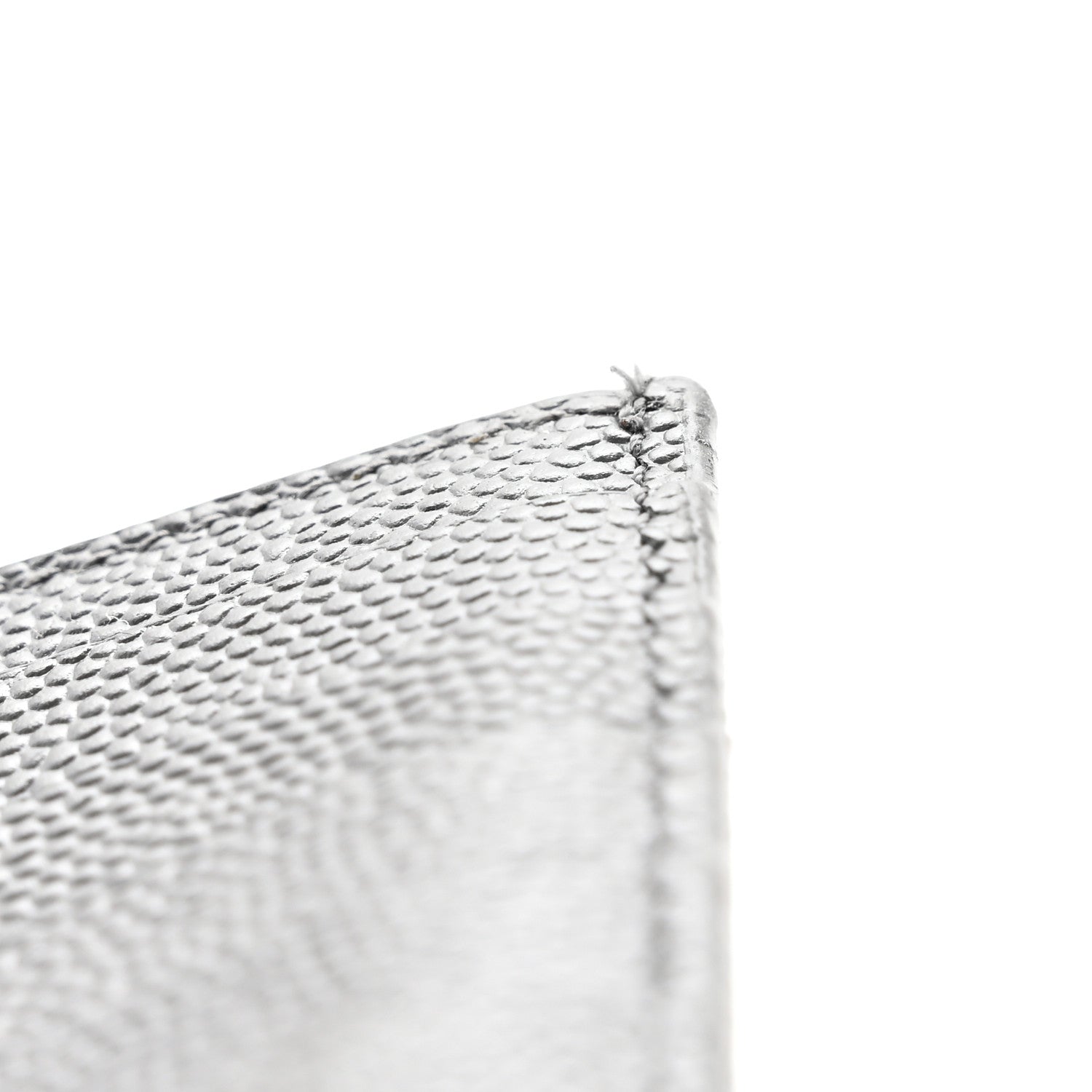 Saint Laurent Grain De Poudre Matelasse Chevron Monogram Fragments Zippered Card Case Coal 8 of 9