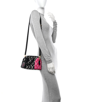 Louis Vuitton Empreinte Monogram Spring in the City Speedy Bandouliere 20 Black White Pink 3 of 10