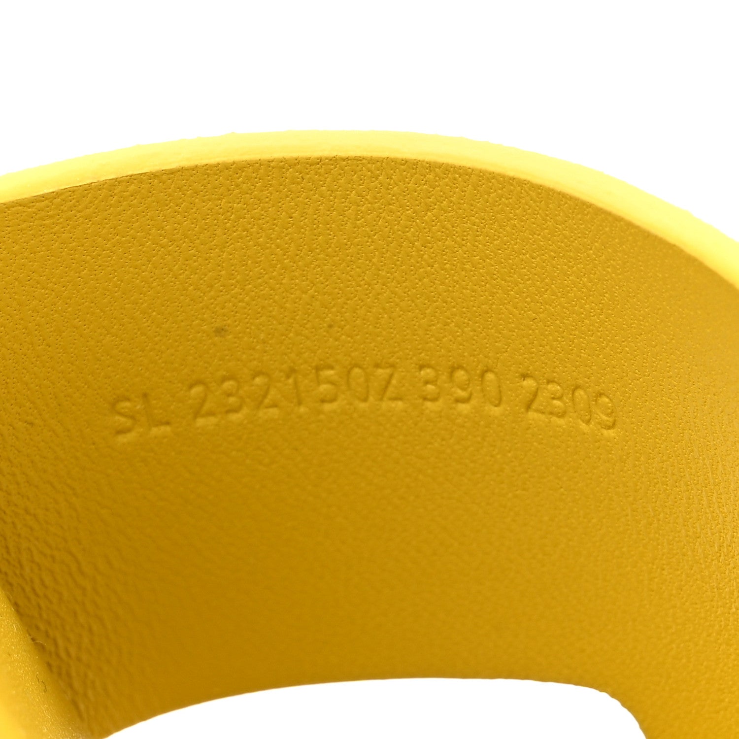 Hermes Suede Goatskin Cork Eze 30 Sandals 39 Jaune Citron 9 of 9