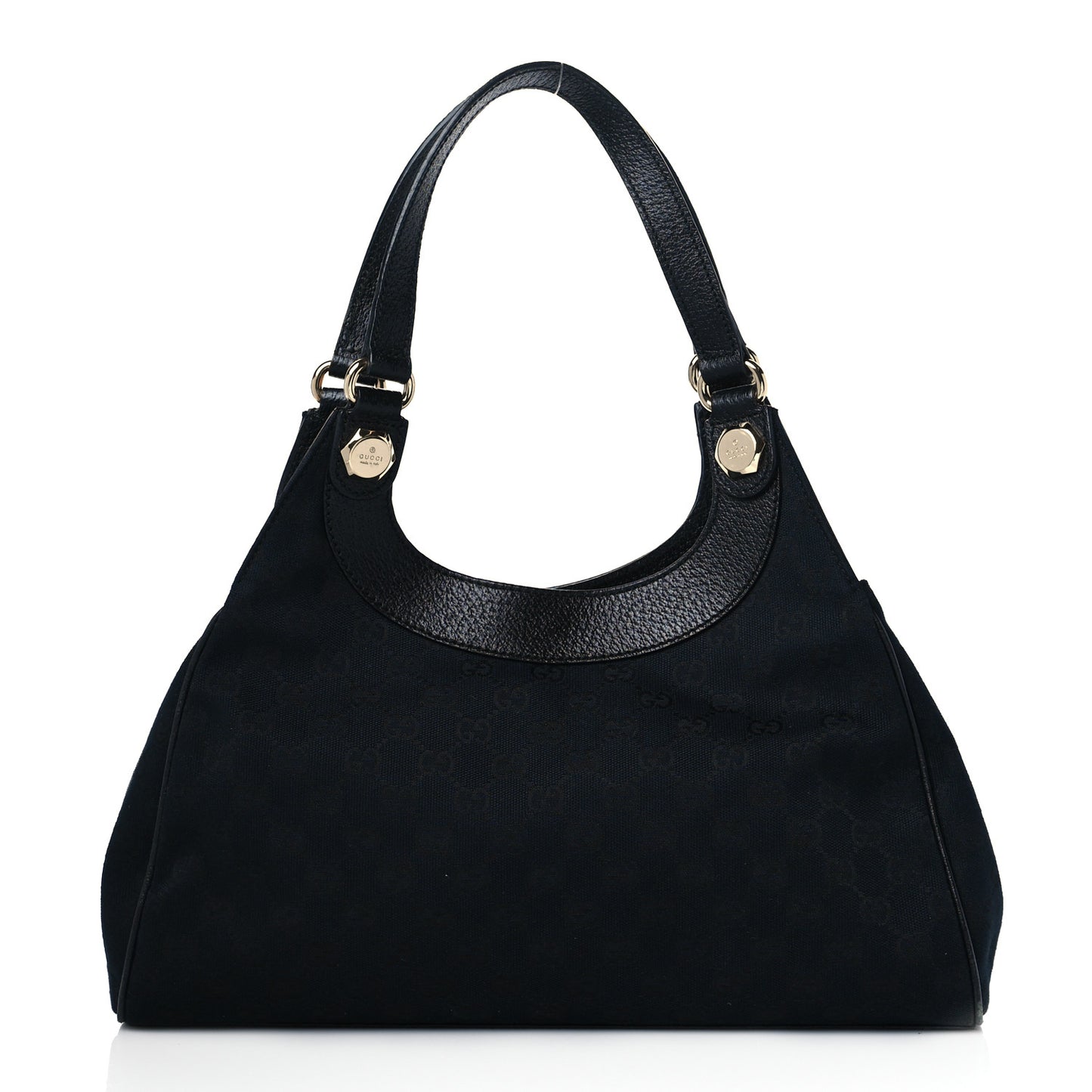 Monogram Medium Charmy Shoulder Bag Black