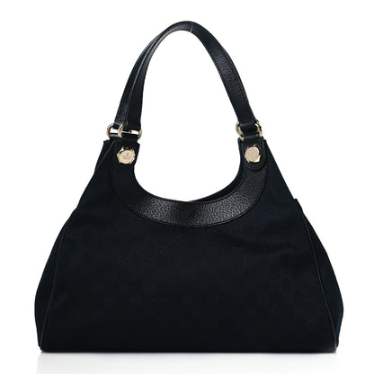 Gucci Monogram Medium Charmy Shoulder Bag Black 1 of 12