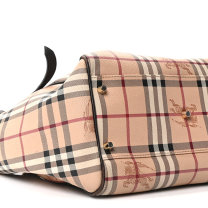 Burberry Haymarket Check Small Canterbury Tote Chocolate 10 of 15