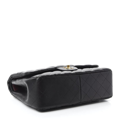Chanel Lambskin Quilted Jumbo Double Flap Black 4 of 16