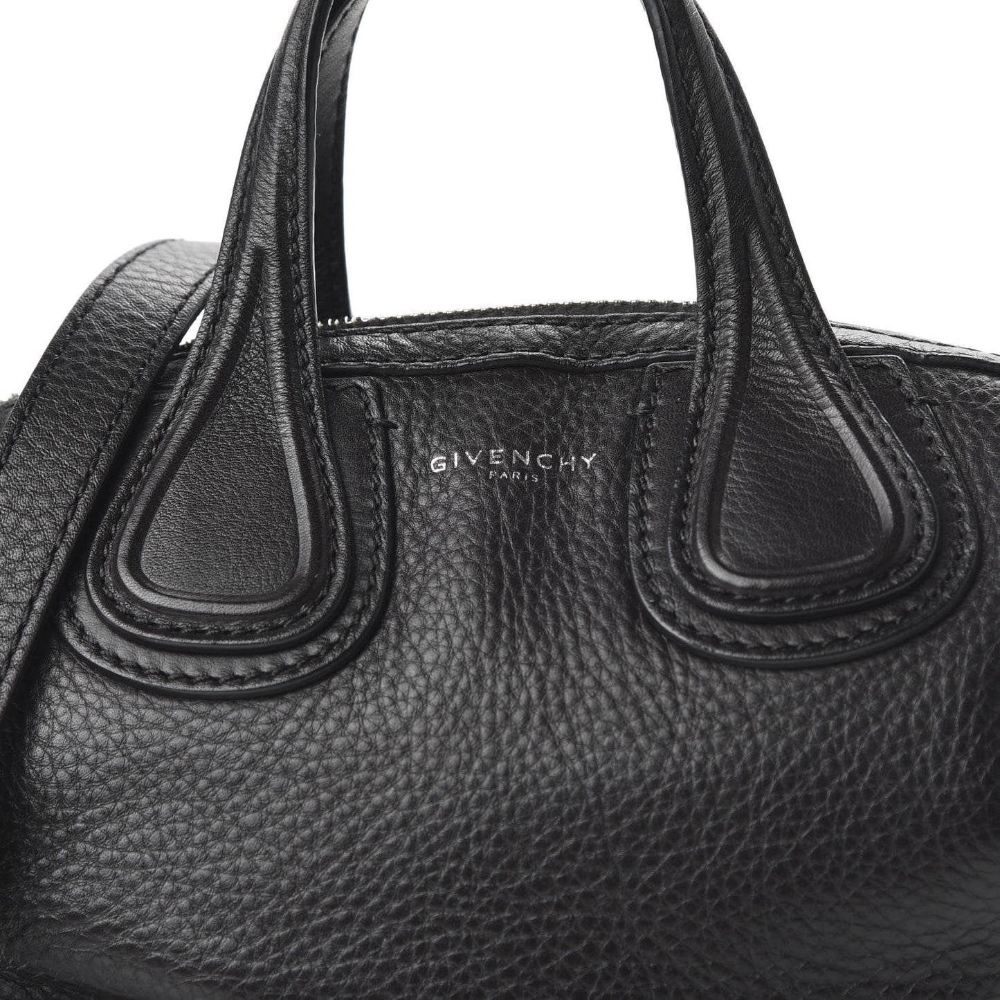 Waxed Calfskin Micro Nightingale Black