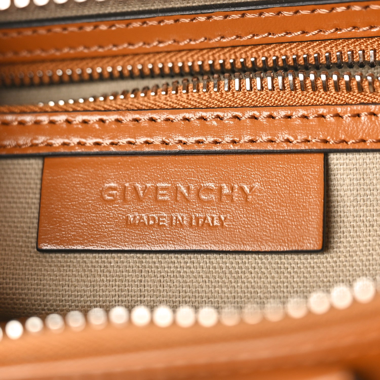 Givenchy Shiny Lord Calfskin Mini Antigona Camel 5 of 7