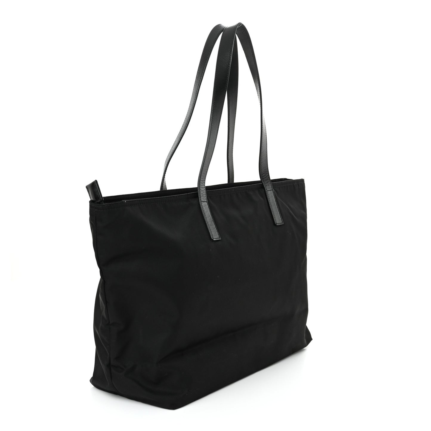 Tessuto Nylon Saffiano Vela Tote Black