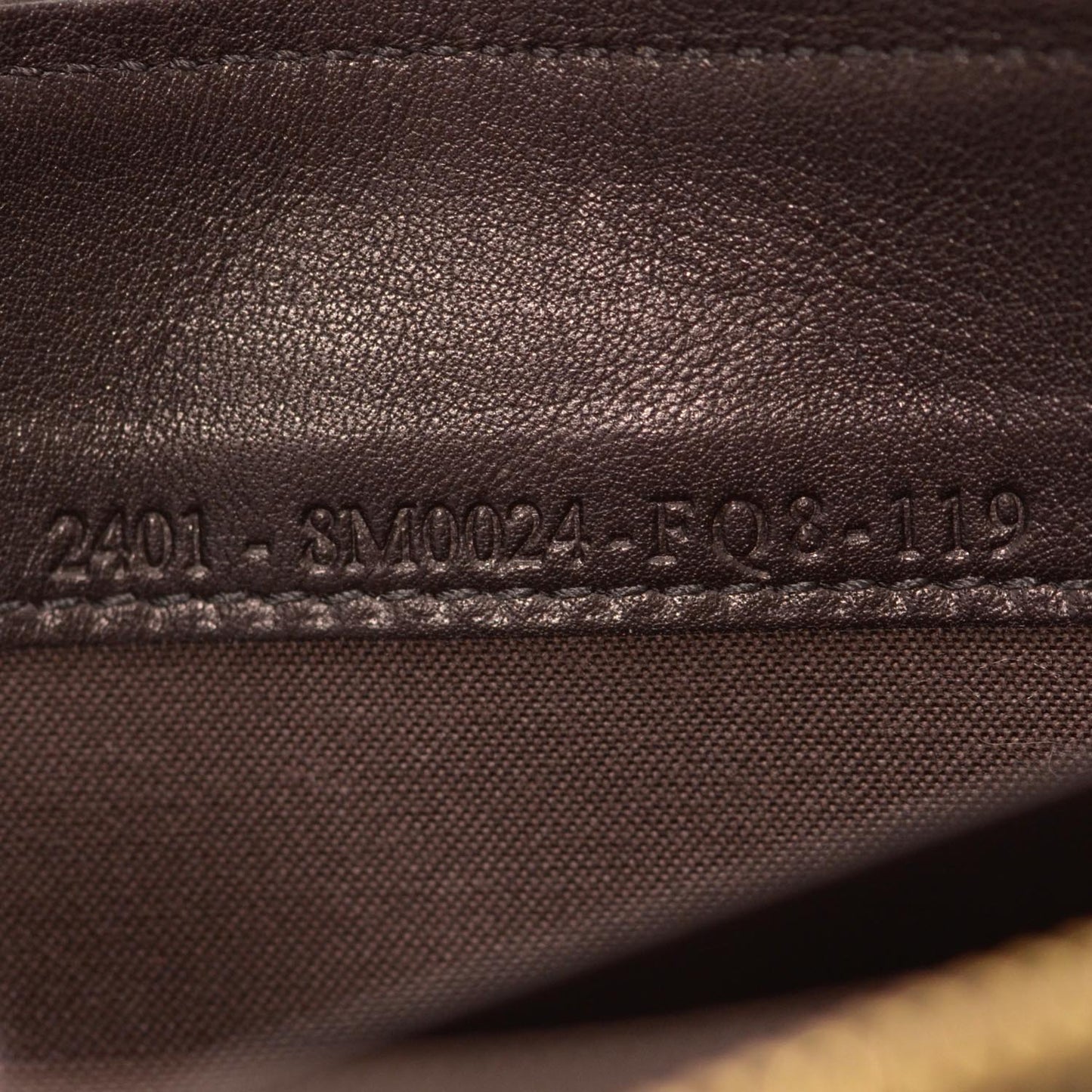 Zucca Vitello Elite Zip Around Wallet Tobacco