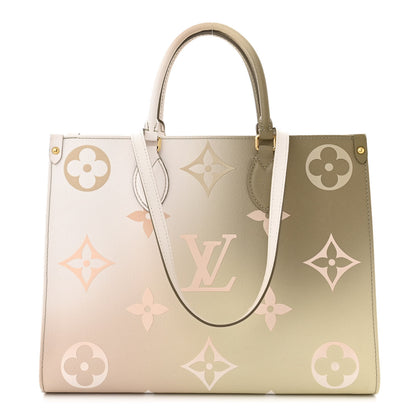 Louis Vuitton Monogram Giant Spring In The City OnTheGo MM Sunset Kaki 1 of 11