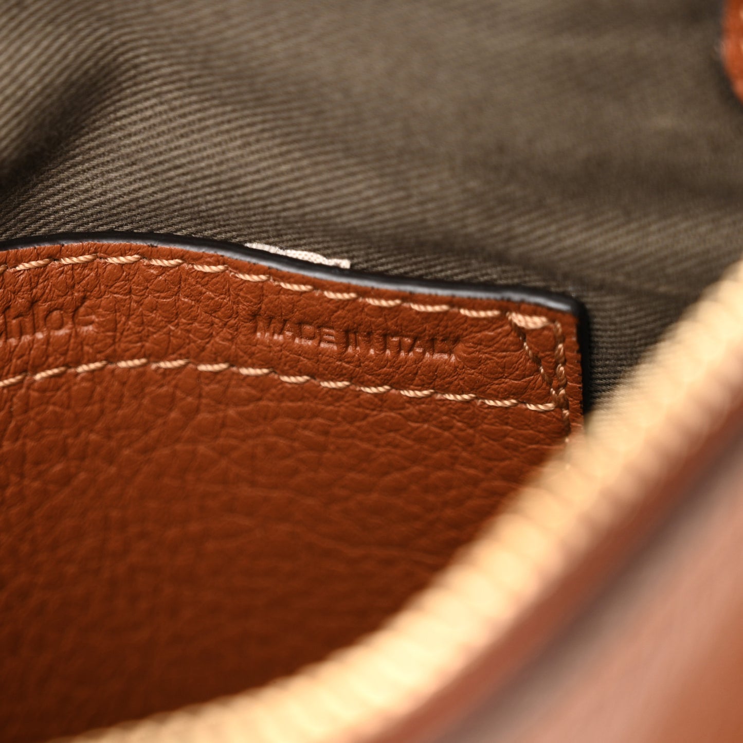 Calfskin Mini Marcie Satchel Tan