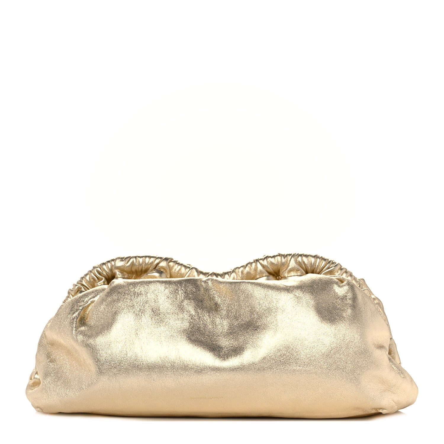 Mansur Gavriel Metallic Lambskin Cloud Clutch Gold 1 of 8