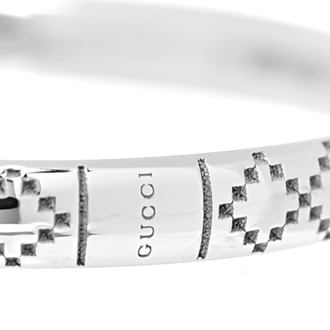 18K White Gold Diamantissima Band Ring 60 9