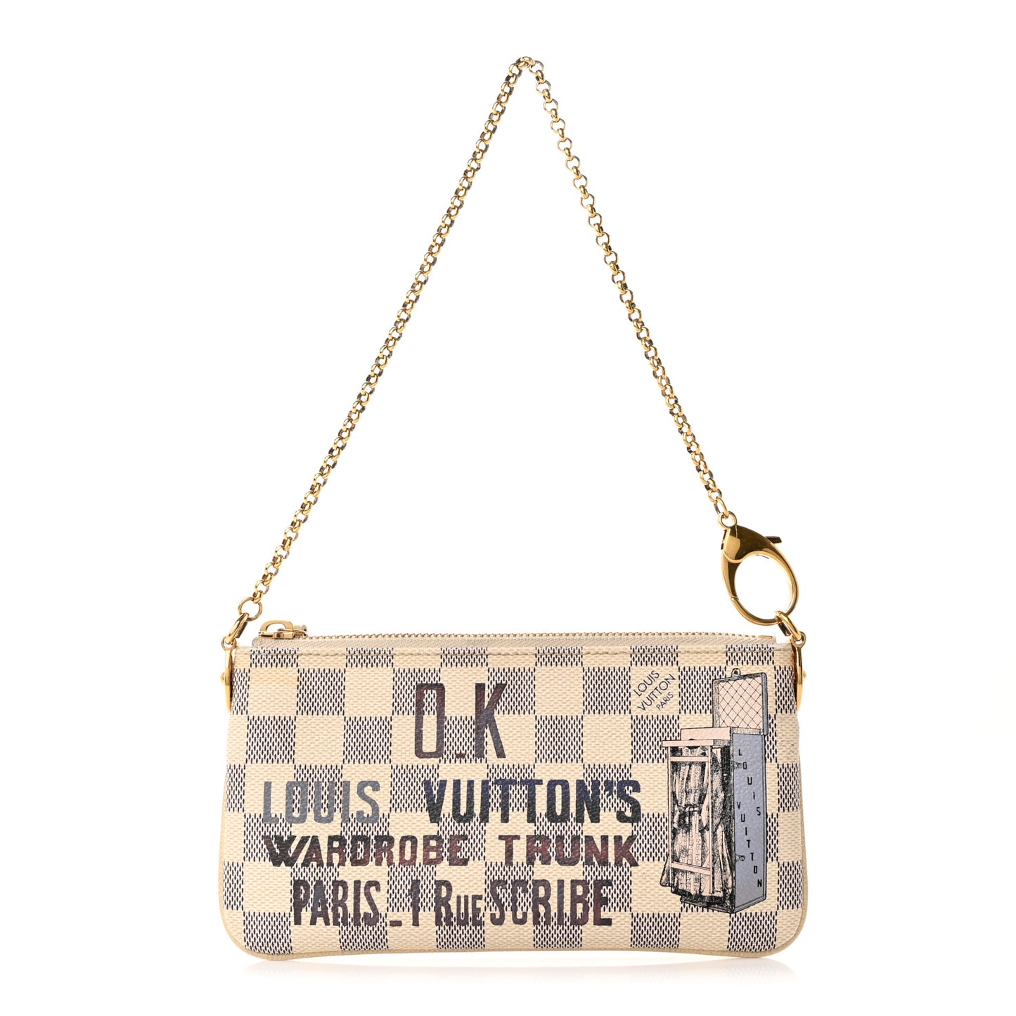 Damier Azur Trunk Pochette Milla MM