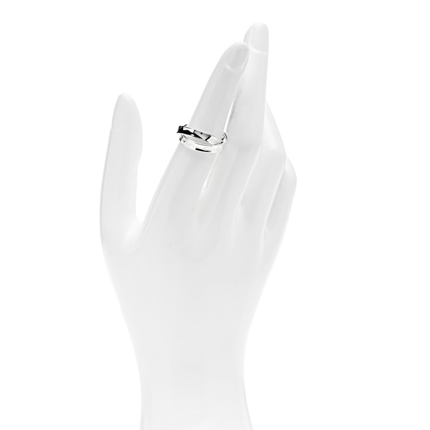 Sterling Silver 1837 Interlocking Circles Ring 51 5.75