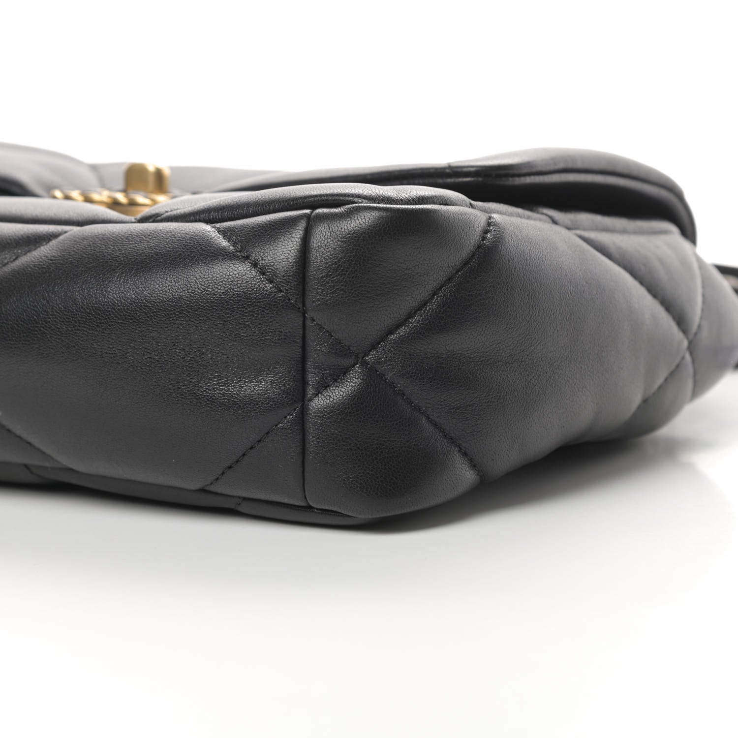 Chanel Lambskin Quilted Medium Chanel 19 Flap Black 9 of 11