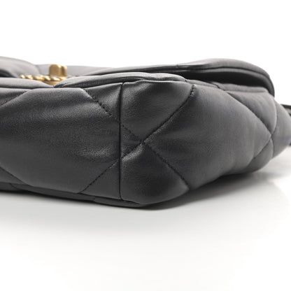 Chanel Lambskin Quilted Medium Chanel 19 Flap Black 9 of 11