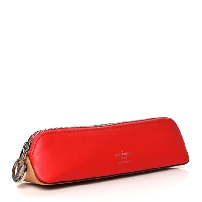 Louis Vuitton Monogram Elizabeth Pencil Pouch Red 3 of 10