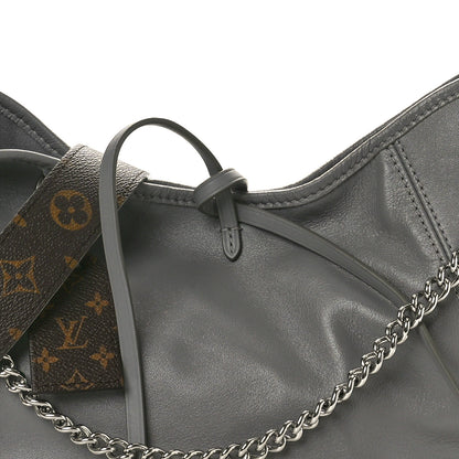 Louis Vuitton Lambskin CarryAll Cargo Vibe PM Trianon Gray 7 of 9
