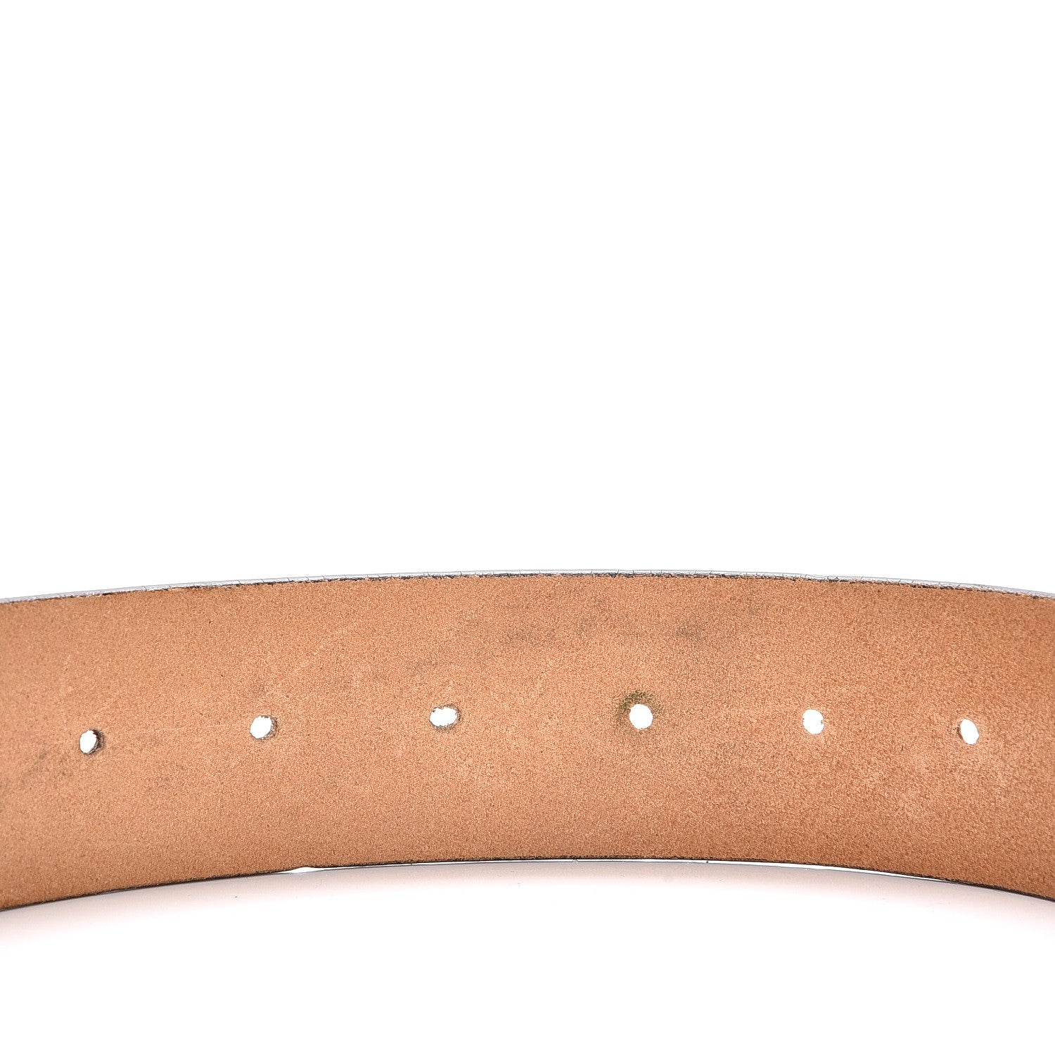 Gucci Calfskin Studded Interlocking G Belt 80 32 Tan 6 of 7