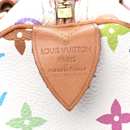 Louis Vuitton Monogram Multicolor Speedy 30 White 6 of 8
