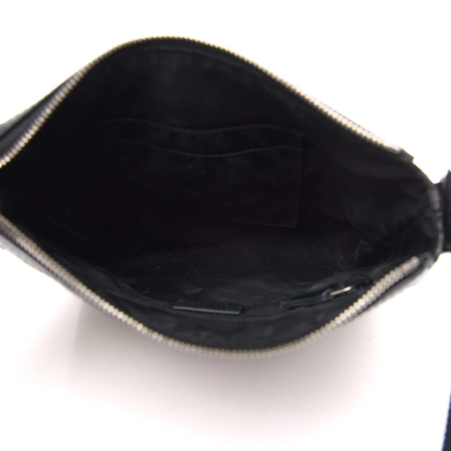 GG Supreme Monogram Web Messenger Bag Black