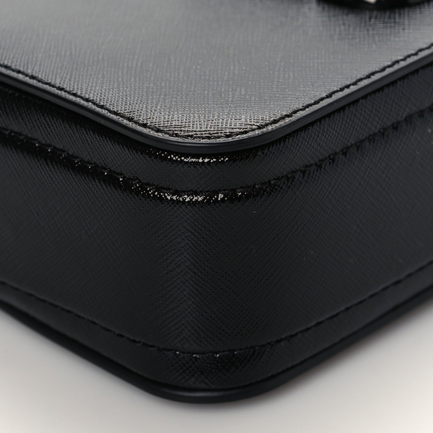 Saffiano Snapshot Camera Bag Black