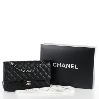 Chanel Caviar Quilted Medium Double Flap Black 5 of 9