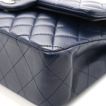 Chanel Lambskin Quilted Small Double Flap Blue 12 of 13