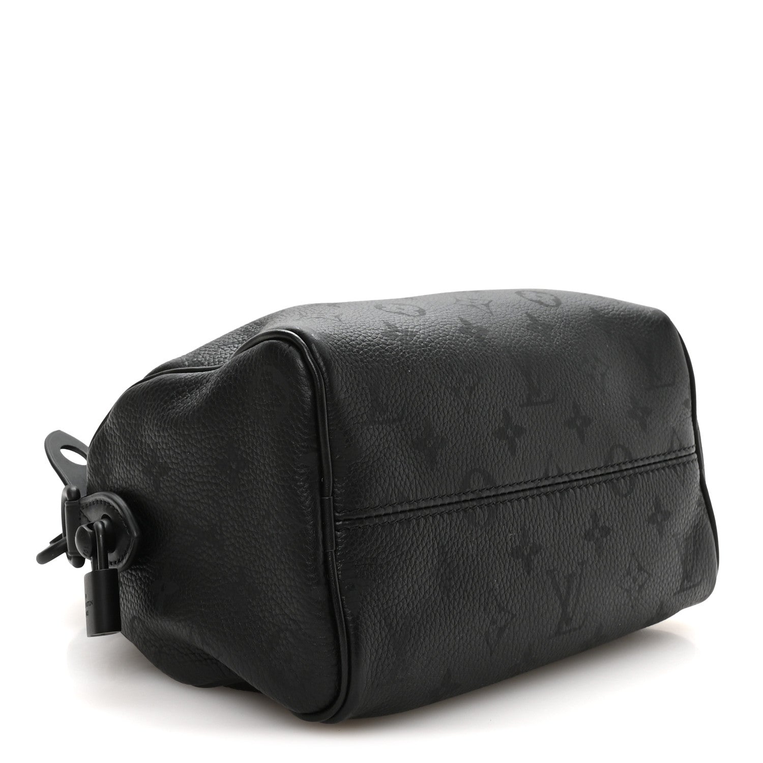 Louis Vuitton Calfskin Monogram Speedy P9 Bandouliere 20 Ultra Black 5 of 12