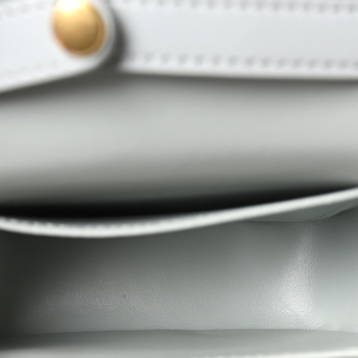 Celine Shiny Calfskin Mini Triomphe Ice Blue 4 of 10