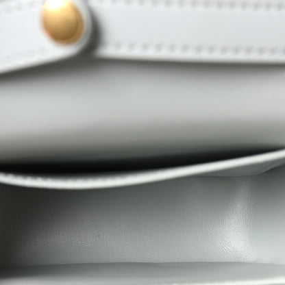 Celine Shiny Calfskin Mini Triomphe Ice Blue 4 of 10