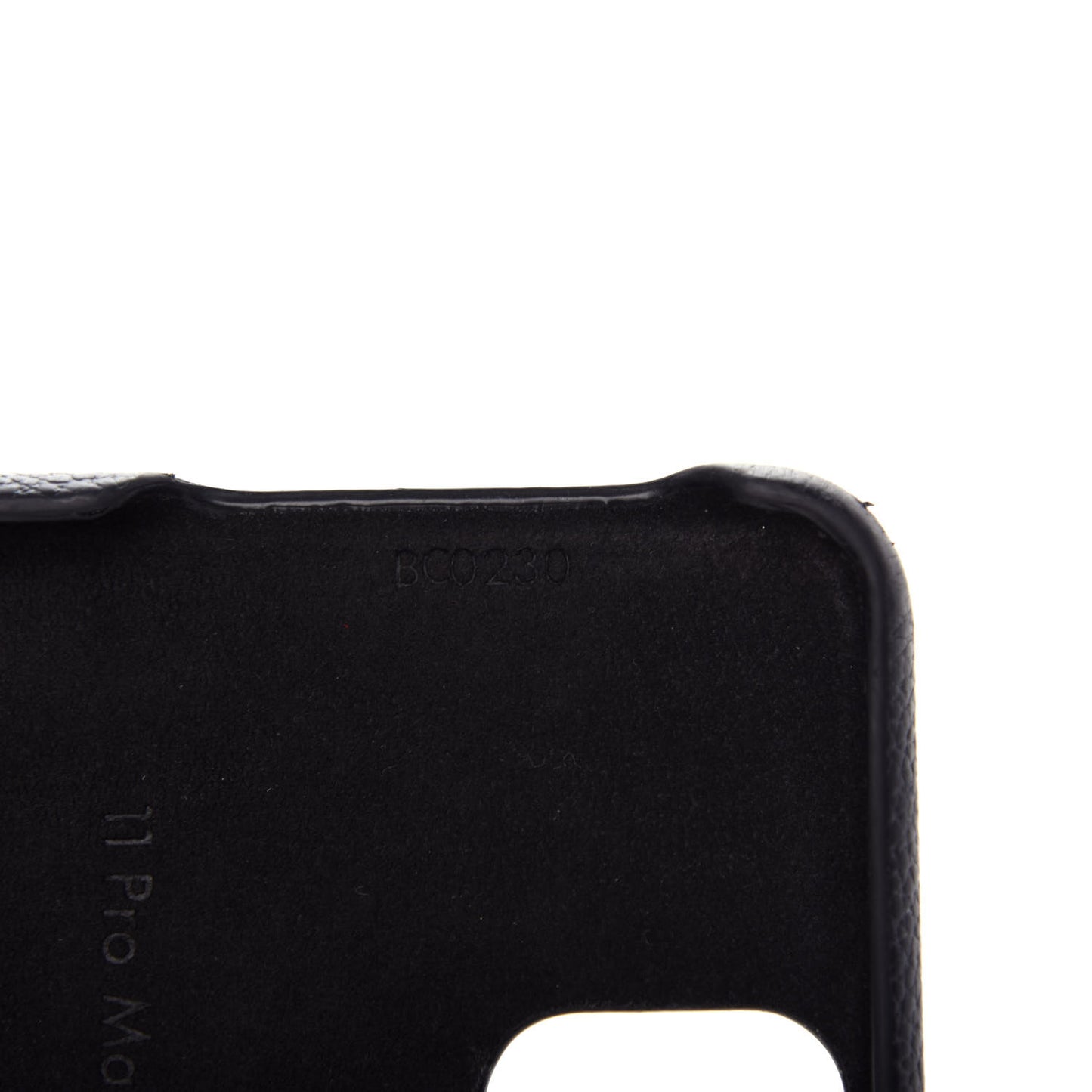 Monogram iPhone 11 Max Pro Bumper Black