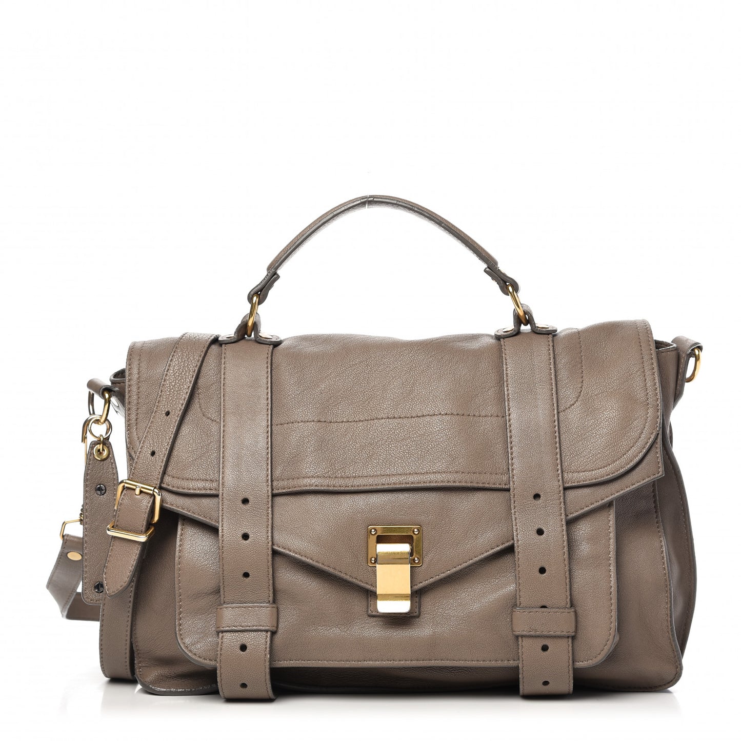 Lambskin Medium PS1 Satchel Smoke