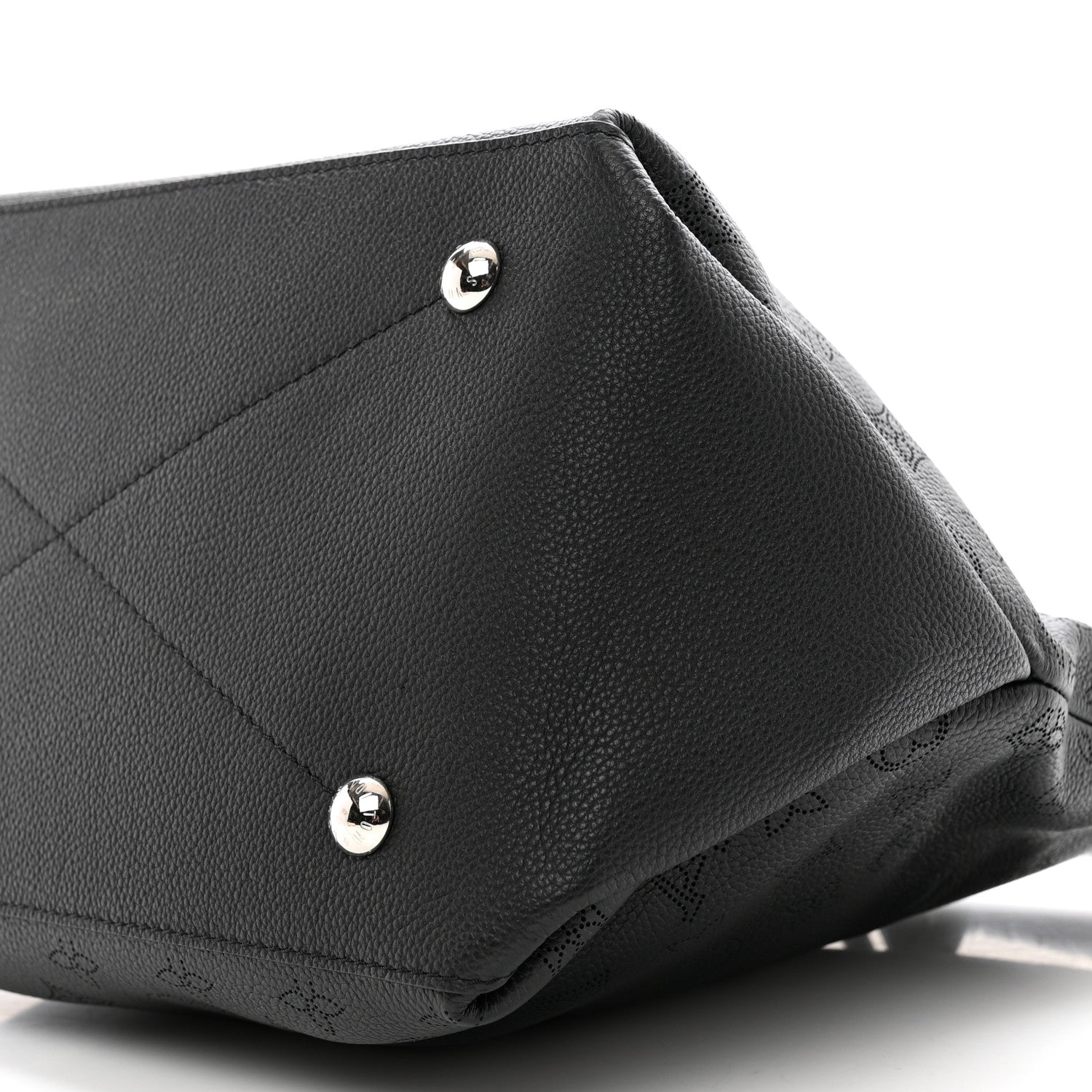 Louis Vuitton LOUIS VUITTON Mahina Beaubourg Hobo MM Black 9 of 9