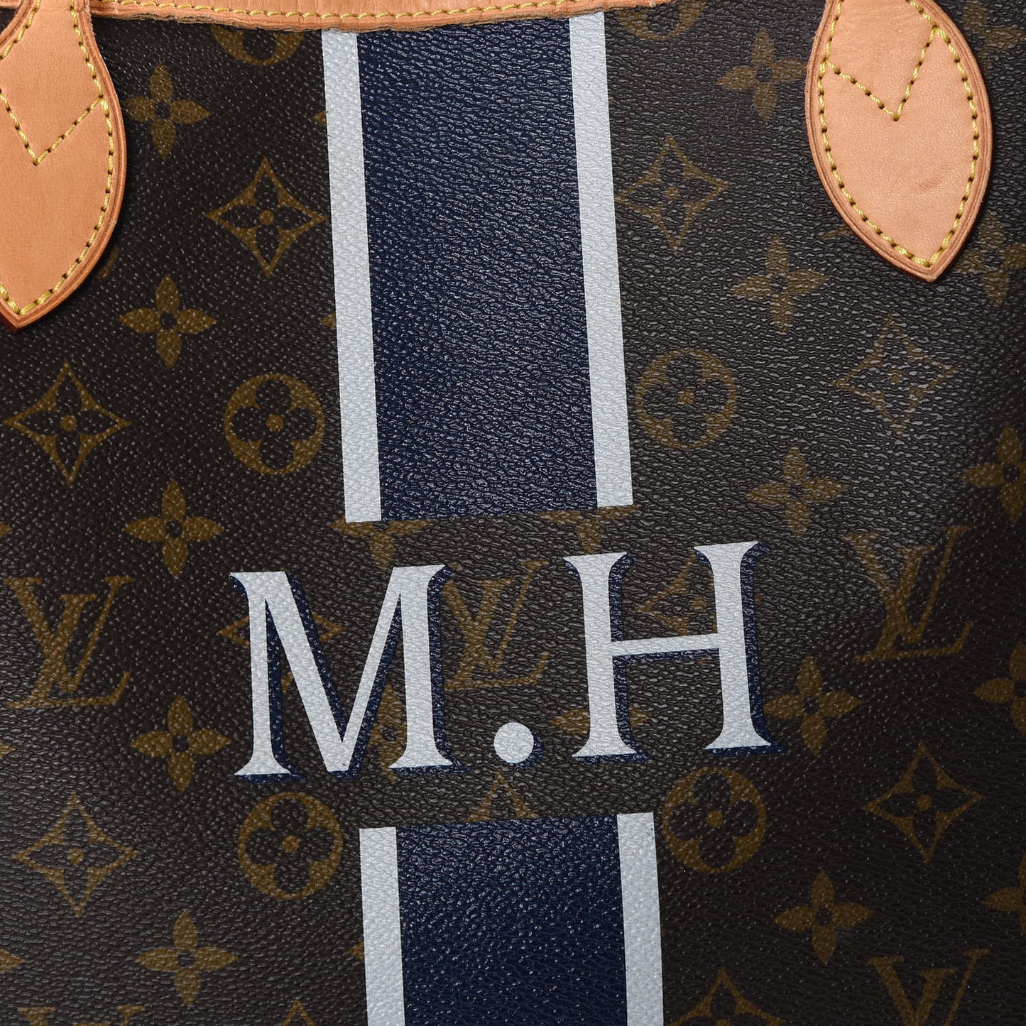 Monogram My LV Heritage Neverfull GM Blue Marine Gris